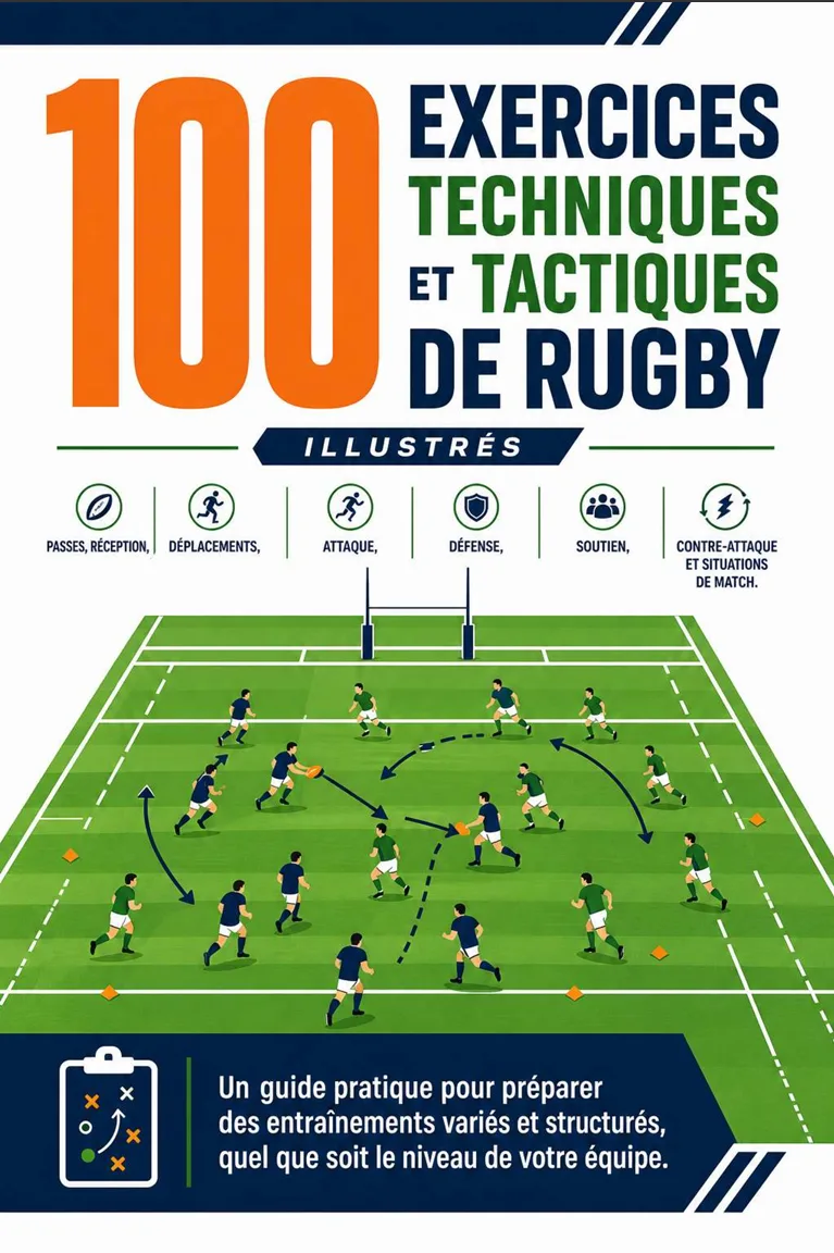 Page de la guide d’exercices de rugby 1